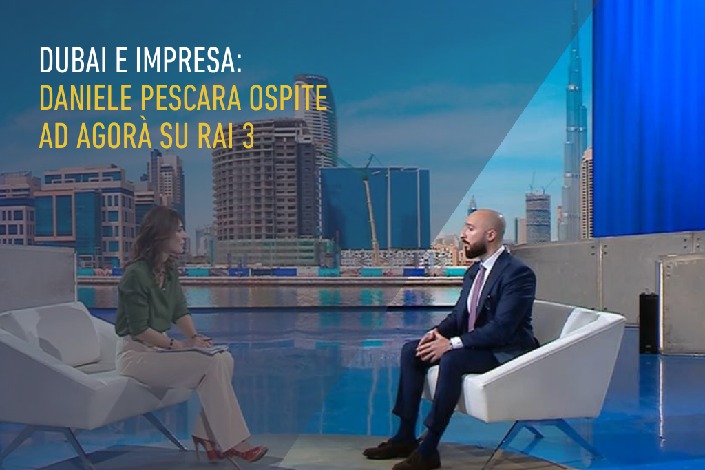 Dubai e impresa: Daniele Pescara ospite ad Agorà su Rai 3